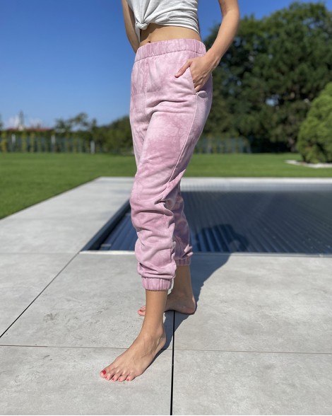 Tepláková souprava dámská Gap TIE DYE fialková